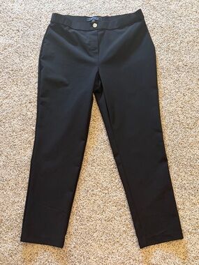 J&L Atelier Black Tailored Trousers - Classic Straight Leg